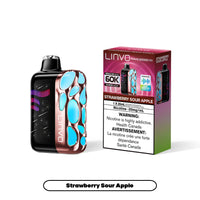 Linvo Rave Pro 60k Disposable - Strawberry Sour Apple