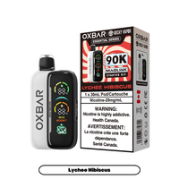 Oxbar Maglink 90K Disposable Vape Starter Kit - Essential Series - Lychee Hibiscus