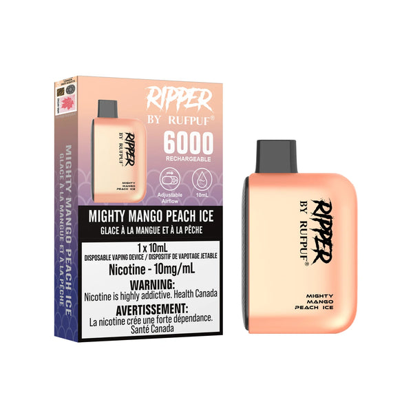 Ripper by RUFPUF 6000 Puff 10MG Disposable eCigs - 14 Flavours