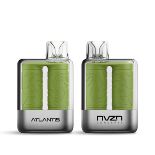 Buy green-applelicious Atlantis By NVZN 8000 Puff Disposable - 10 Flavors