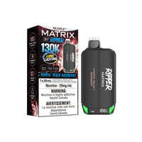 RufPuf Matrix By Ripper 130K Disposable Vape - Poppin Peach Raspberry