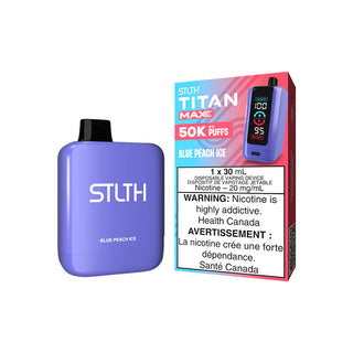 Buy blue-peach-ice STLTH TITAN MAX DISPOSABLE - 20 FLAVOURS - Provincial Tax