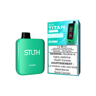 Buy spearmint STLTH TITAN MAX DISPOSABLE - 20 FLAVOURS - Provincial Tax