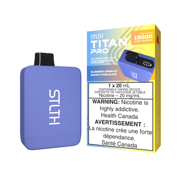 STLTH TITAN PRO DISPOSABLE - 25 FLAVOURS - Provincial Tax