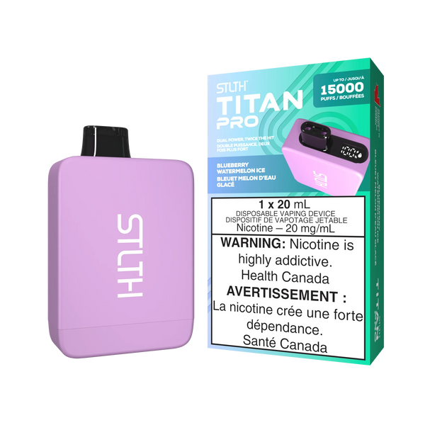 STLTH TITAN PRO DISPOSABLE - 25 FLAVOURS - Provincial Tax