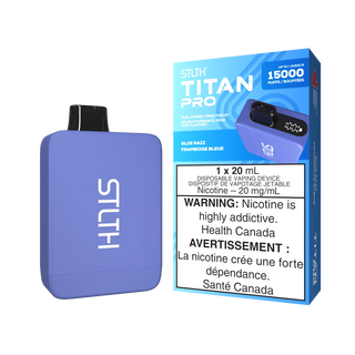 Buy blue-razz STLTH TITAN PRO DISPOSABLE - 25 FLAVOURS - Provincial Tax