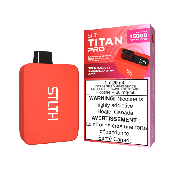 STLTH TITAN PRO DISPOSABLE - 25 FLAVOURS - Provincial Tax