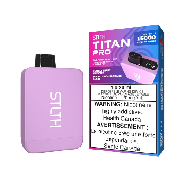 STLTH TITAN PRO DISPOSABLE - 25 FLAVOURS - Provincial Tax