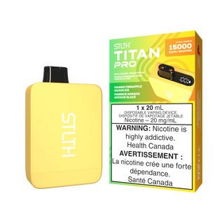 Buy mango-pineapple-guava-ice STLTH TITAN PRO DISPOSABLE - 25 FLAVOURS - Provincial Tax