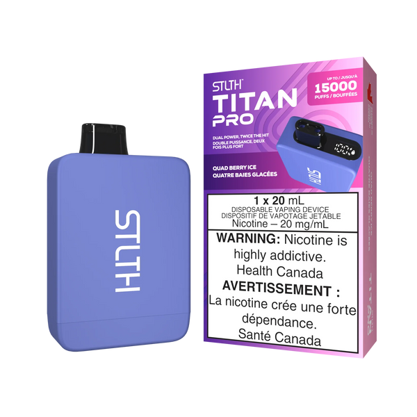 STLTH TITAN PRO DISPOSABLE - 25 FLAVOURS - Provincial Tax