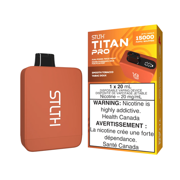 STLTH TITAN PRO DISPOSABLE - 25 FLAVOURS - Provincial Tax