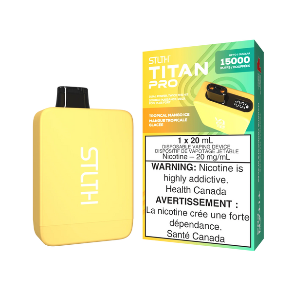 STLTH TITAN PRO DISPOSABLE - 25 FLAVOURS - Provincial Tax