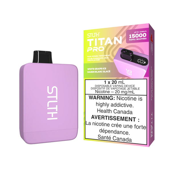 STLTH TITAN PRO DISPOSABLE - 25 FLAVOURS - Provincial Tax