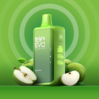 Buy green-apple Drip&#39;n EVO By Envi 28K Puff - 16 Flavours