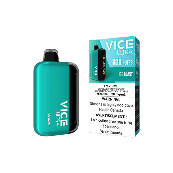 VICE Ultra 60,000 Puff Disposable Vape - 20 Flavours - Provincial Tax