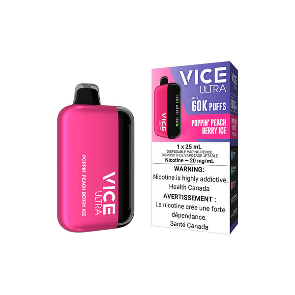 VICE Ultra 60,000 Puff Disposable Vape - 20 Flavours - Provincial Tax