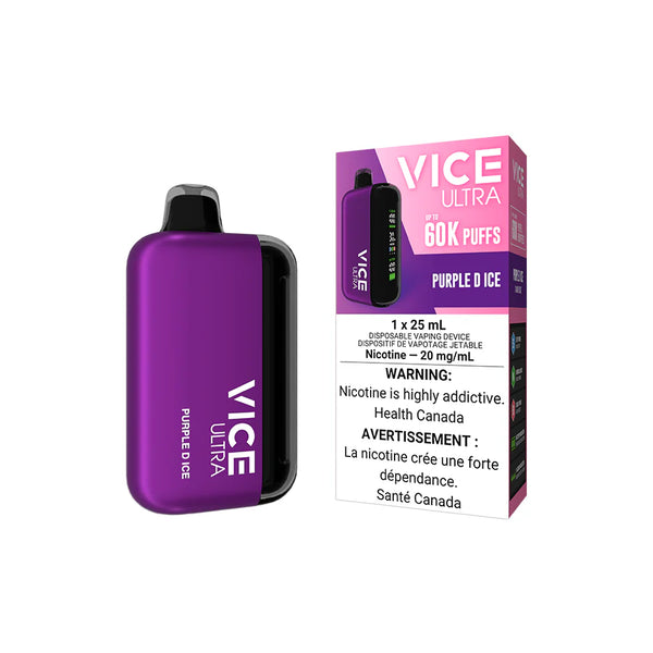 VICE Ultra 60,000 Puff Disposable Vape - 20 Flavours - Provincial Tax