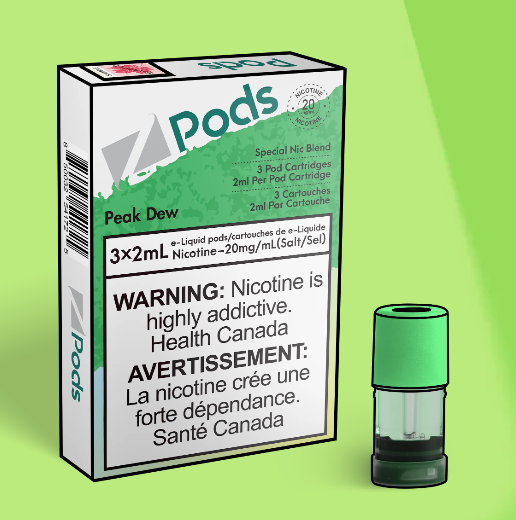 Z PODS Peak Dew (Mountain Few Ice) by Z labs – Twisted Sisters Vape Shop