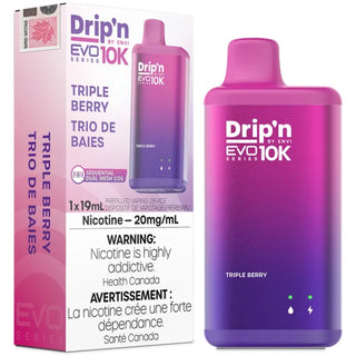 Buy triple-berry Drip&#39;n EVO By Envi 10K Puff - 25 Flavours