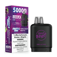 Flavour Beast Level X G2 Ultra 50K Disposable Pod - Fruity G Series - Purple Grape