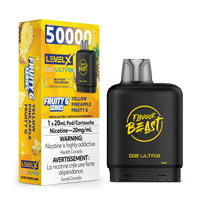 Flavour Beast Level X G2 Ultra 50K Disposable Pod - Fruity G Series - Yellow Pineapple