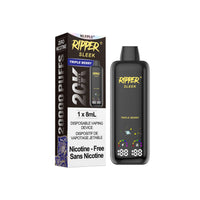 Ripper Sleek 20K Disposable - Nicotine Free - Triple Berry