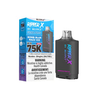 RufPuf Ripper X 75K Disposable Pod - Bomb Blue Razz Ice