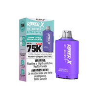 RufPuf Ripper X 75K Disposable Pod - Grape Citrus Green Apple Ice
