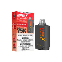 RufPuf Ripper X 75K Disposable Pod - Peach Ice