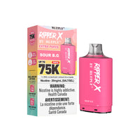 RufPuf Ripper X 75K Disposable Pod - Sour B.G