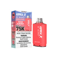 RufPuf Ripper X 75K Disposable Pod - Sour S Burst