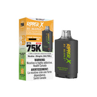 RufPuf Ripper X 75K Disposable Pod - Sour Tropical Catchy Iced