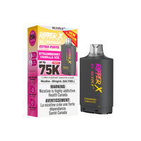 RufPuf Ripper X 75K Disposable Pod - Strawberry Vanilla Ice
