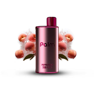 Buy poppin-peach Pop Hit Palm 7000 Puff Disposable - 15 Flavours