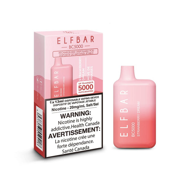 ELFBAR 5000 Puffs E Cigarette Disposable Vape - 28 Flavours