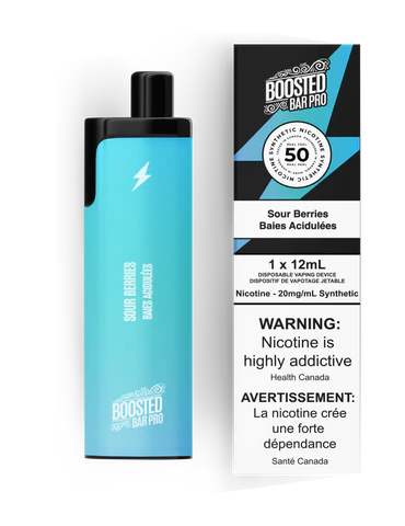 Boosted Bar Pro 5000 Puff Disposable - 5 FLAVOURS - Twisted Sisters Vape Shop