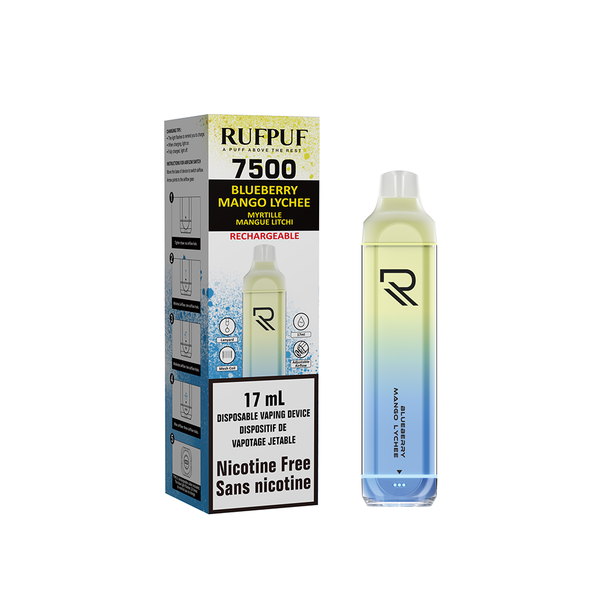 GCore Rufpuf ZERO NICOTINE 7500 Puff Disposable eCigs - 6 Flavours