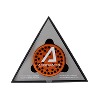 AEROSPACED JUMBO 3.6" (90mm) 2 Piece Aluminum Grinder - Twisted Sisters Vape Shop