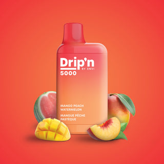 Buy mango-peach-watermelon Drip&#39;n By Envi 5000 Puff - 19 Flavours