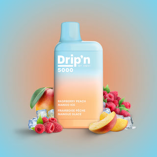 Buy raspberry-peach-mango-ice Drip&#39;n By Envi 5000 Puff - 19 Flavours
