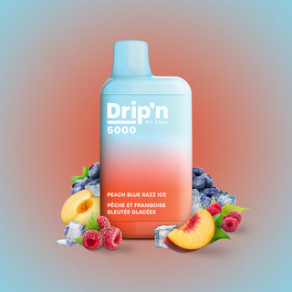Buy peach-blue-razz-ice Drip&#39;n By Envi 5000 Puff - 19 Flavours