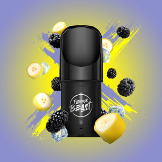 Flavour Beast Blazin' Banana Blackberry Iced (STLTH Compatible) - Twisted Sisters Vape Shop