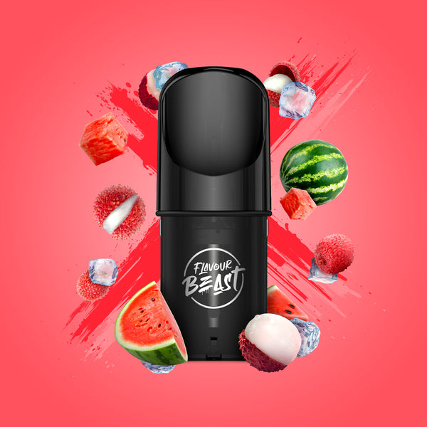 Flavour Beast Lit Lychee Watermelon Iced (STLTH Compatible) - Twisted Sisters Vape Shop