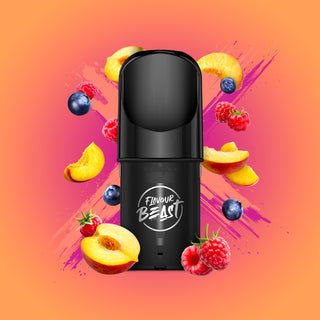 Flavour Beast Pop'n Peach Berry (STLTH Compatible) - Twisted Sisters Vape Shop