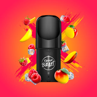 Flavour Beast Ragin' Razz Mango Iced (STLTH Compatible) - Twisted Sisters Vape Shop