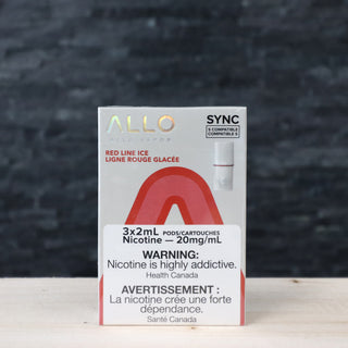 ALLO Sync Red Line Ice (STLTH Compatible) - Twisted Sisters Vape Shop