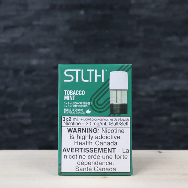 STLTH Tobacco Mint e cigarette juice available at Twisted Sisters Vape Shop near you