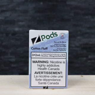 Z PODS Cotton Fluff by Z labs - Twisted Sisters Vape Shop