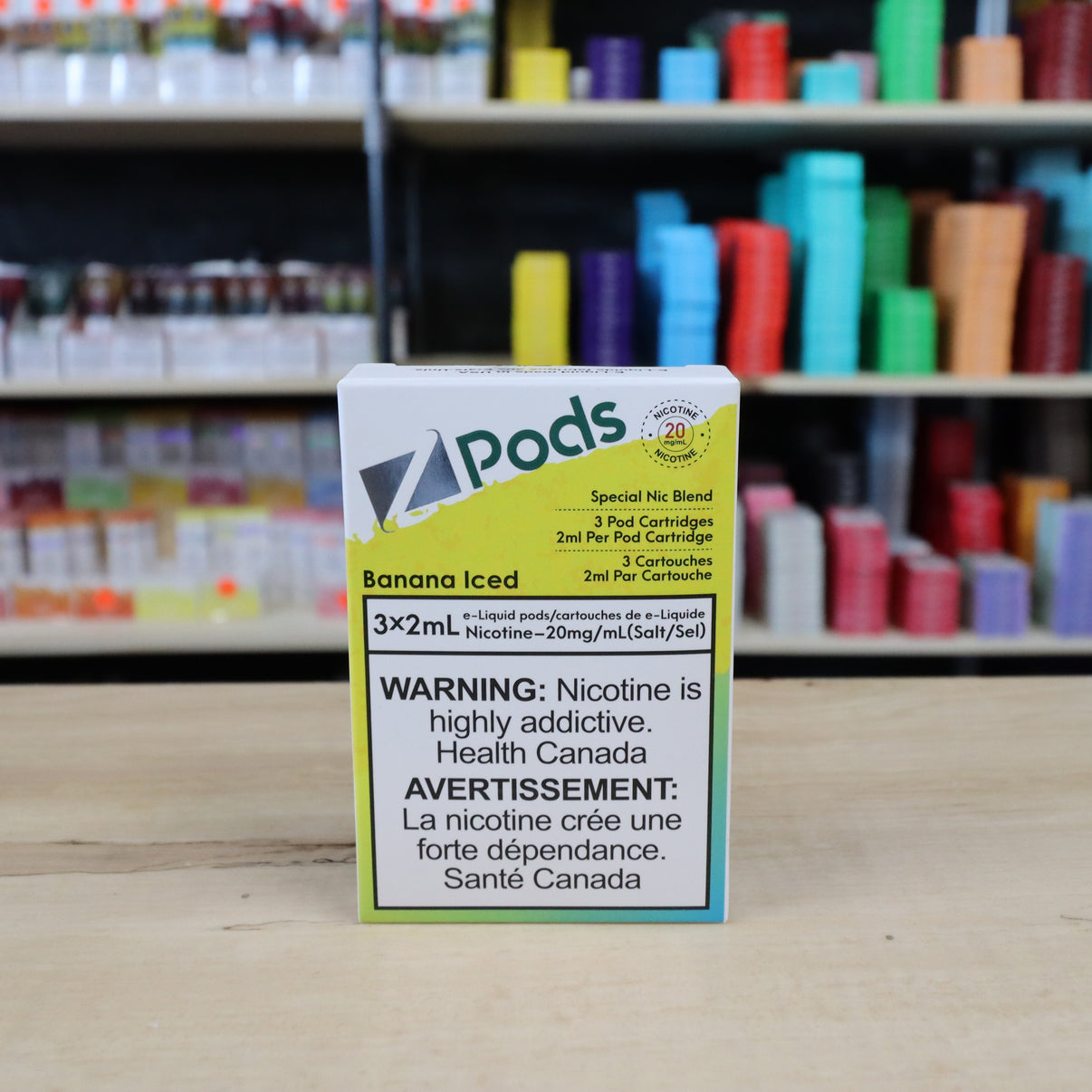 Z PODS Banana Iced by Z labs - Twisted Sisters Vape Shop