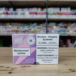 Boosted e cigarette Blackcurrant Lychee is STLTH Compatible - Twisted Sisters Vape Shop